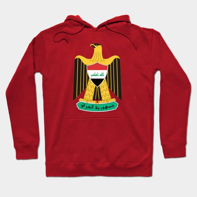 Coat of arms of Iraq Hoodie by Wickedcartoons